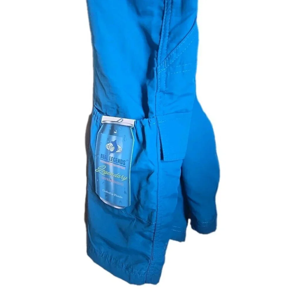 Reel Legends NWT Sandbar Men's Shorts Size 36 Blue UPF 50 Wicking Boating t72